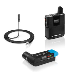 Sennheiser AVX-MKE2 SET Digital Camera-Mount Wireless Omni Lavalier Microphone System (1.9 GHz)