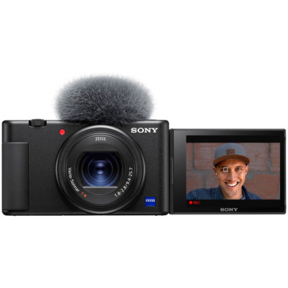 Sony ZV-1 ZV1 Digital Camera Black (Free 64GB Card & Sony NP-BX1 Battery)