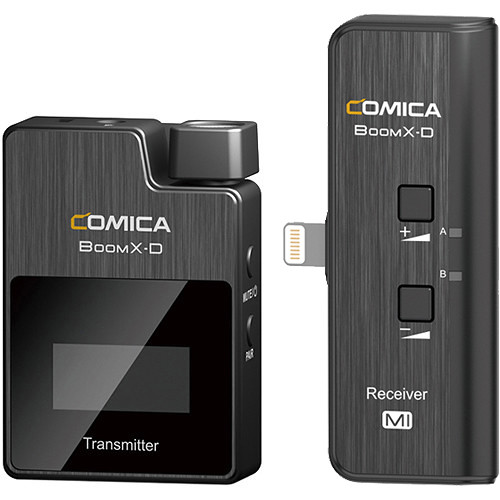 Amazon.com: COMICA Wireless Microphone for iPhone, BoomX-D