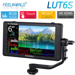(Pre-Order) FeelWorld LUT6S 6" 2600 cd/m² 4K HDMI/3G-SDI Touchscreen Monitor