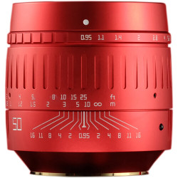TTArtisan 50mm F0.95 Lens for Leica M (Red)