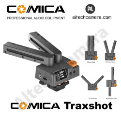 Comica Audio Traxshot Transformable Camera-Mount Shotgun Microphone for Cameras and Smartphones