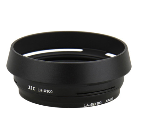JJC LH-JX100 (BLACK) Metal Lens Hood replaces LH-X100 for FUJIFILM X70 / X100 / X100S / X100T