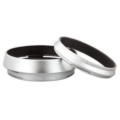 JJC LH-JX100 (Silver) Metal Lens Hood replaces LH-X100 for FUJIFILM X70 / X100 / X100S / X100T