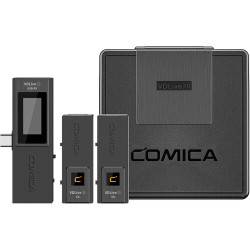 Comica VDlive10 USB Ultra Compact Wireless Microphone System 2-Person 2.4Ghz for USB-C Device & Camera