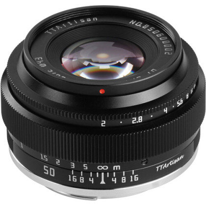 TTArtisan 50mm f2 Lens for FUJIFILM X (Black)