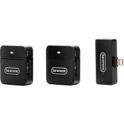 Saramonic Blink 100 B4 2-Person Compact Digital Wireless Clip-On Microphone System with Lightning Connector (2.4 GHz)
