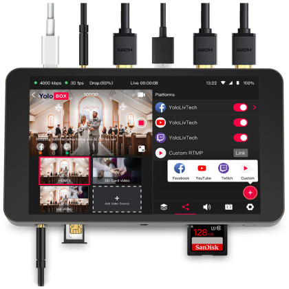 YoloLiv YoloBox Portable Live Stream Studio