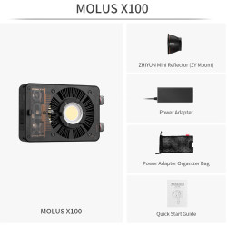 Zhiyun Molus X100 Bi-Color Pocket COB 100W Lights (Standard)
