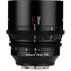 7artisans Photoelectric 25mm T1.05 Vision Cine Lens (E Mount, Feet/Meters)
