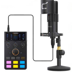 Comica ADCaster C1-K1 Streaming/Podcast Audio Kit For Recording Podcasting Live Streaming