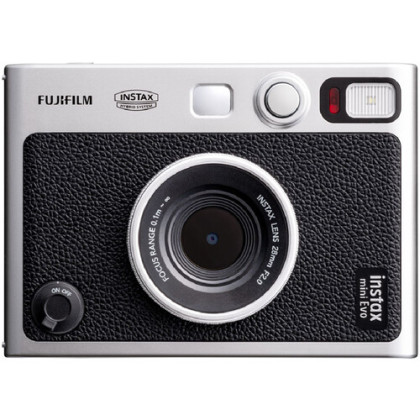 FUJIFILM INSTAX MINI EVO Hybrid Instant Camera (Black) (Type-C)