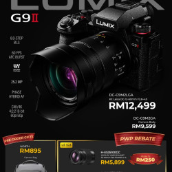 (Pre Order) Panasonic Lumix G9 II G9 Mark II (Body) [Freegifts: Camera Bag, DMW-BLK22 Battery, 256GB Card] (Panasonic Malaysia)