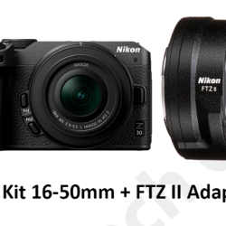 Nikon Z30 Mirrorless Camera with 16-50mm Lens + FTZ II Adapter (Online Redeem Battery EN-EL25)