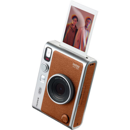(Ready Stock) FUJIFILM INSTAX MINI EVO Hybrid Instant Camera (Brown) (Type-C)