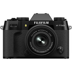 (MAY SALE, RM200 TNG) FUJIFILM X-T50 Body with 15-45mm f3.5-5.6 Lens (Black / Charcoal Silver / Silver)