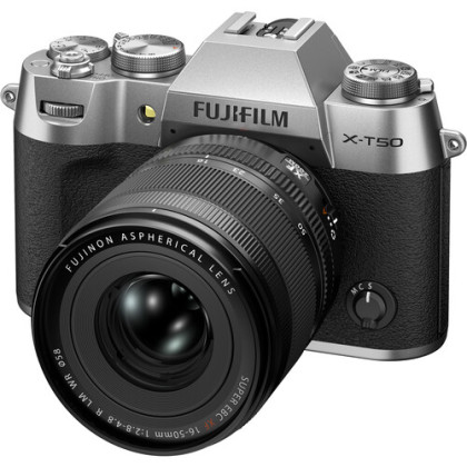 [AUG SALE, TNG RM200] FUJIFILM X-T50 with XF 16-50mm f2.8-4.8 Lens ( (Black / Charcoal Silver / Silver)