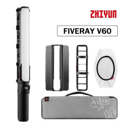 (Pre Order) Zhiyun FIVERAY V60 Bi-Color LED Light Wand Standard / COMBO (1.4', Black)