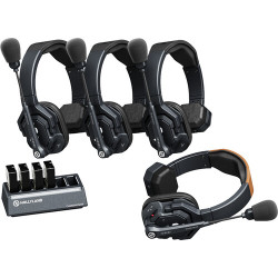 [May Sale] Hollyland Solidcom SE 2.4G Global 4S 4-Person Full-Duplex Single-Ear Noise-Canceling Headset Intercom System (2.4 GHz)