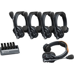 [May Sale] Hollyland Solidcom SE 2.4G Global 5S 5-Person Full-Duplex Single-Ear Noise-Canceling Headset Intercom System (2.4 GHz)