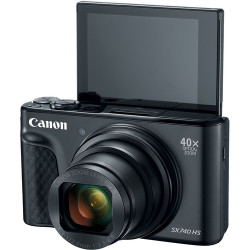 Canon PowerShot SX740 HS Digital Camera (Black) (Import set 3 months warranty)