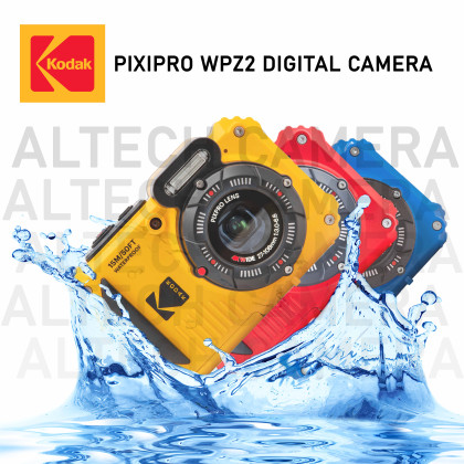 Kodak PIXPRO WPZ2 Digital Camera （Yellow/Red/Blue）