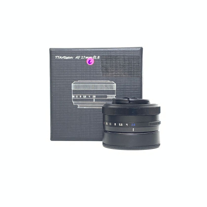 [USED] TTArtisan AF 27mm F2.8 Lens for Sony E Mount (Black) (97% Like New with Box)