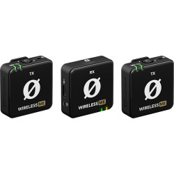 RODE Wireless ME Dual Compact Digital Wireless Microphone System (2.4 GHz, Black) (Special Unit)