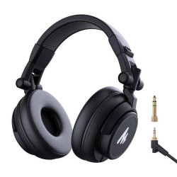 MAONO AU-MH601 50MM Drivers Over Ear Stereo Monitor Closed Back Headphones for Music, DJ, Podcast