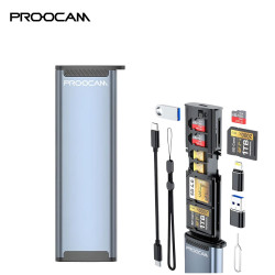 PROOCAM Memory Card Reader & Storage Case