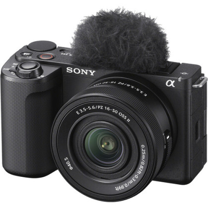 Sony ZV-E10 II Mirrorless Camera with 16-50mm II Lens (Black / White)