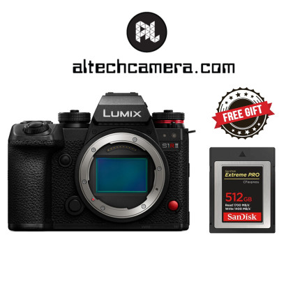 (Pre Order) Panasonic Lumix S1R II Mirrorless Camera [Free SanDisk CFexpress 512GB Card] (Panasonic Malaysia)