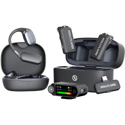 Hollyland LARK MAX 2 Ultimate Combo 2-Person Wireless Microphone System for Cameras and Mobile Devices (2.4 GHz)