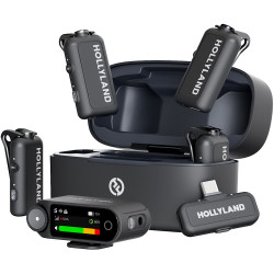 Hollyland LARK MAX 2 Combo 4-Person Wireless Microphone System for Cameras and Mobile Devices (2.4 GHz)
