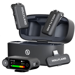 Hollyland LARK MAX 2 Combo 2-People Wireless Microphone System for Cameras and Mobile Devices (2.4 GHz)