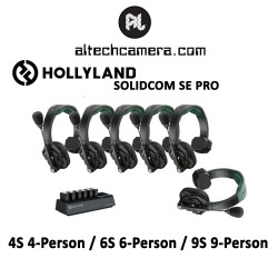 Hollyland Solidcom SE Pro 1.9G  (4S 4-Person / 6S 6-Person / 9S 9-Person) Full-Duplex Single-Ear Headset Intercom System (1.9 GHz)