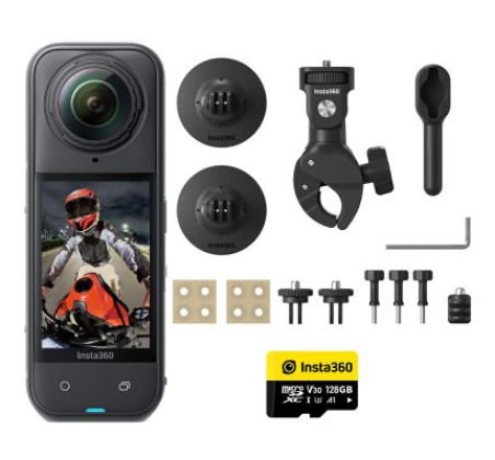 [JUNE] Insta360 X5 360 Action Camera Motorcycle Bundle Kit