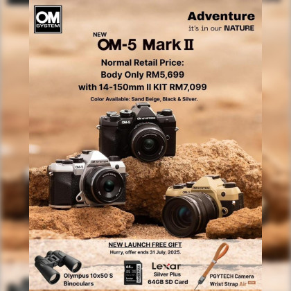 (Pre Order) OM SYSTEM OM-5 Mark II Camera Body Only OM 5 II (Freegifts in Description)