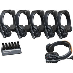 [MAY SALE] Hollyland Solidcom SE-6S ( 1.9 GHZ ) 6-Person Wireless Headset Intercom System with Noise Cancellation Waterproof