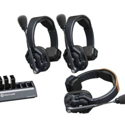 [JULY] Hollyland Solidcom SE 1.9G - 3S ( 1.9 GHZ ) 3-Person Wireless Headset Intercom System with Noise Cancellation Waterproof