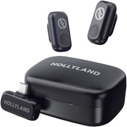 Hollyland LARK A1 Type-C 2-Person Wireless Mic with USB-C Connector (Space Gray, 2.4 GHz)