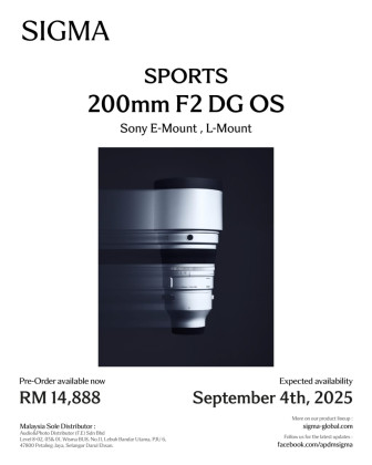 (Pre Order) Sigma 200mm f2 DG OS Sports Lens (Sony E)