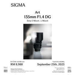 Sigma 135mm F1.4 DG Art Lens For Sony E Mount