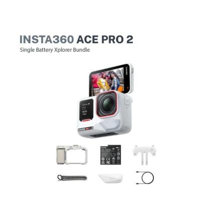 [JUNE] Insta360 Ace Pro 2 Action Camera Xplorer Bundle (Special Edition White)