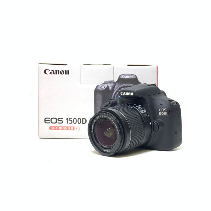 [USED] Canon EOS 1500D DSLR Camera Kit 18-55mm (SC  3.7K, 98% Like New With Box)