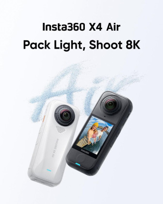 [JUNE] Insta360 X4 Air 360 Action Camera Standard Bundle (Black / White)