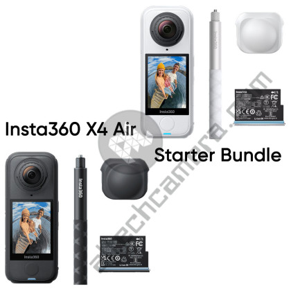 [JUNE] Insta360 X4 Air 360 Action Camera Starter Bundle (Black / White)