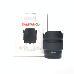 [USED] Samyang AF 12mm f2 Compact Ultra Wide Angle Lens For Sony E (98% Like New With Box)