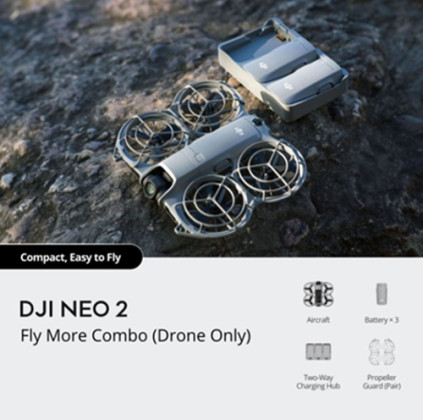 (Pre Order) DJI Neo 2 Fly More Combo ( Drone Only )