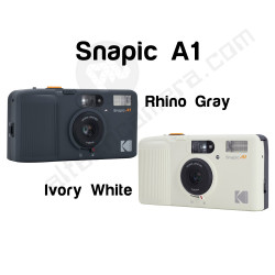 Kodak Snapic A1 35mm Film Camera (Rhino Grey, Ivory White)